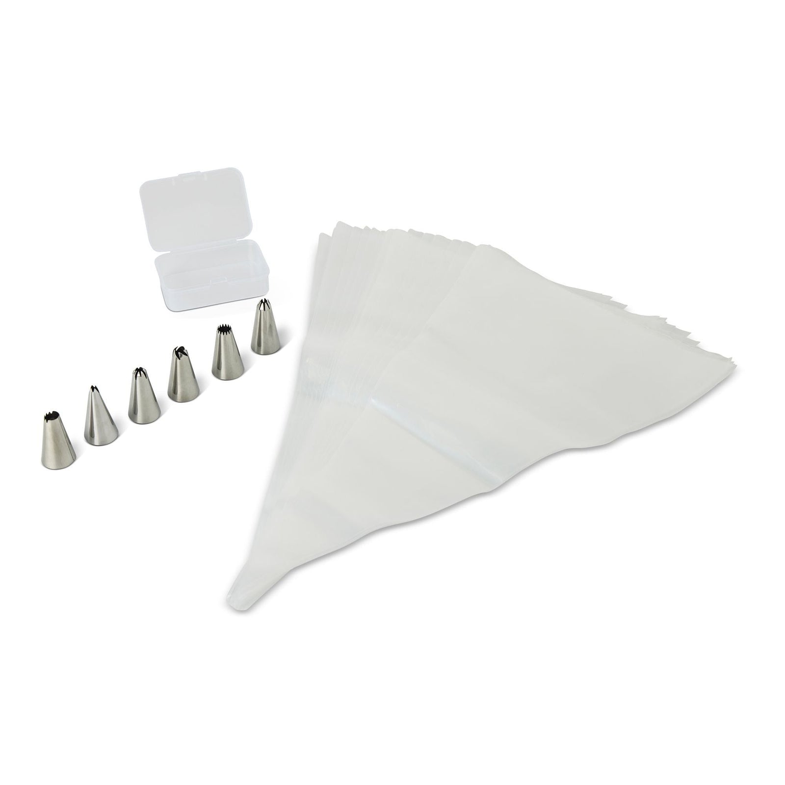 Disposable Piping Bags with 6 Tips, 30-pc U2C7 - product image 1