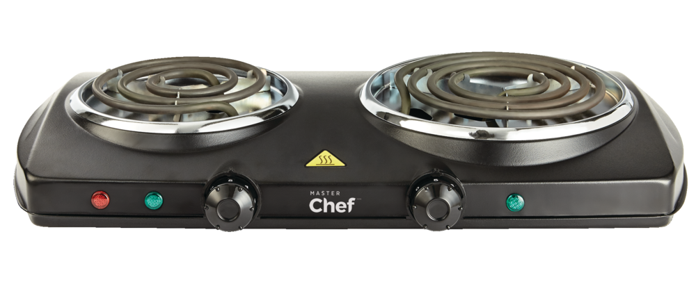 Double Burner Hot Plate, Black, 1500W L2S3 - product image 3