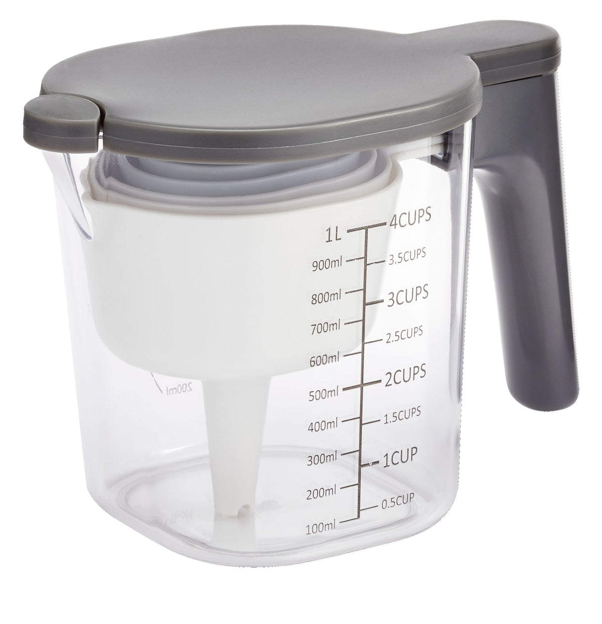 Plastic Stackable Measuring Cup Set, 10-pc Z4T4 - product image 1