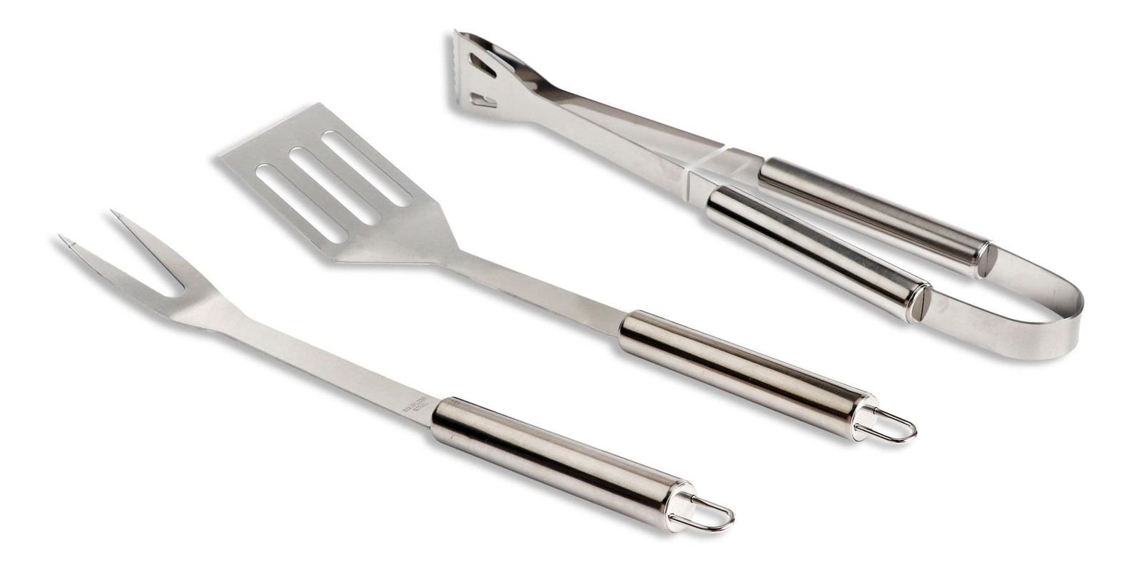 Stainless Steel Outdoor BBQ Grill Accessories Tools Set, 3-pc Z0V8 - product image 1