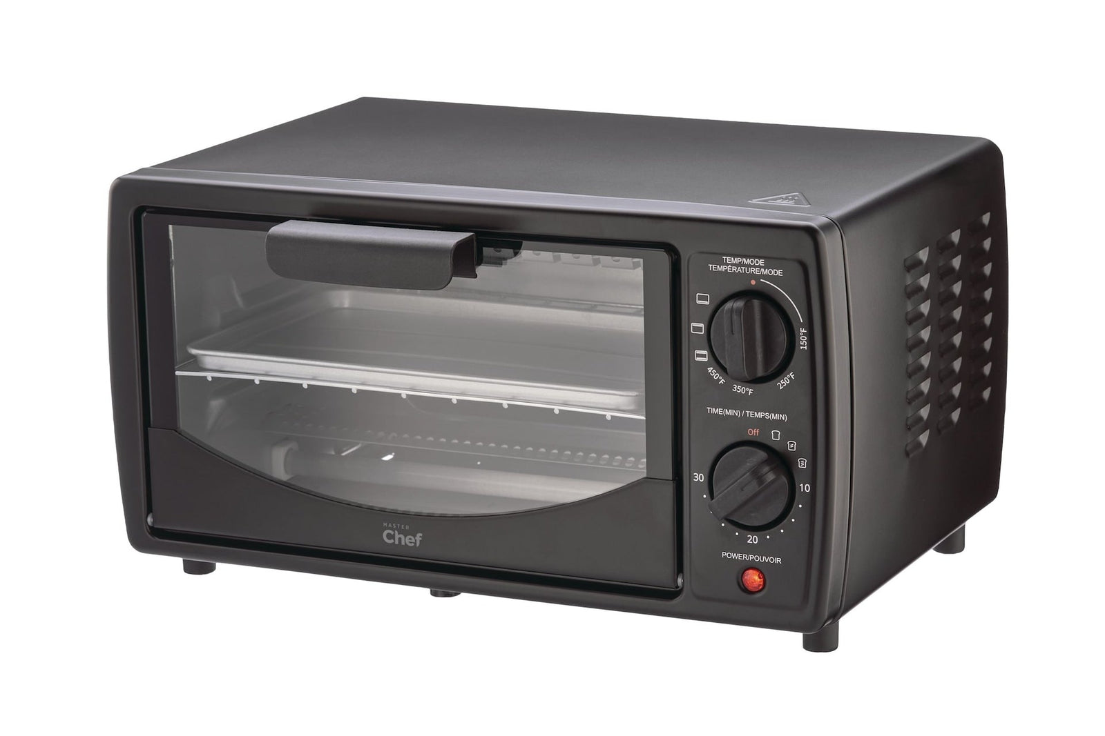 4-Slice Compact Toaster Oven, 2-Rack, Black B2B4 - product image 1