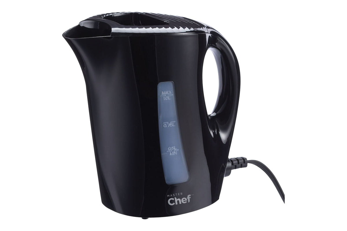 Corded Kettle with Water Gauge, Black, 1-L B3I5 - product image 1