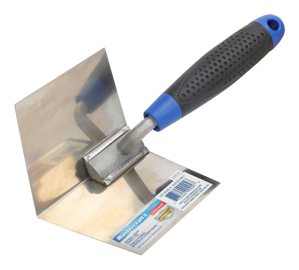 90-Degree Inside Corner Trowel, Drywall & Plastering Tool, 3-1/2 x 4-1/40-in F3O0 - product image 1
