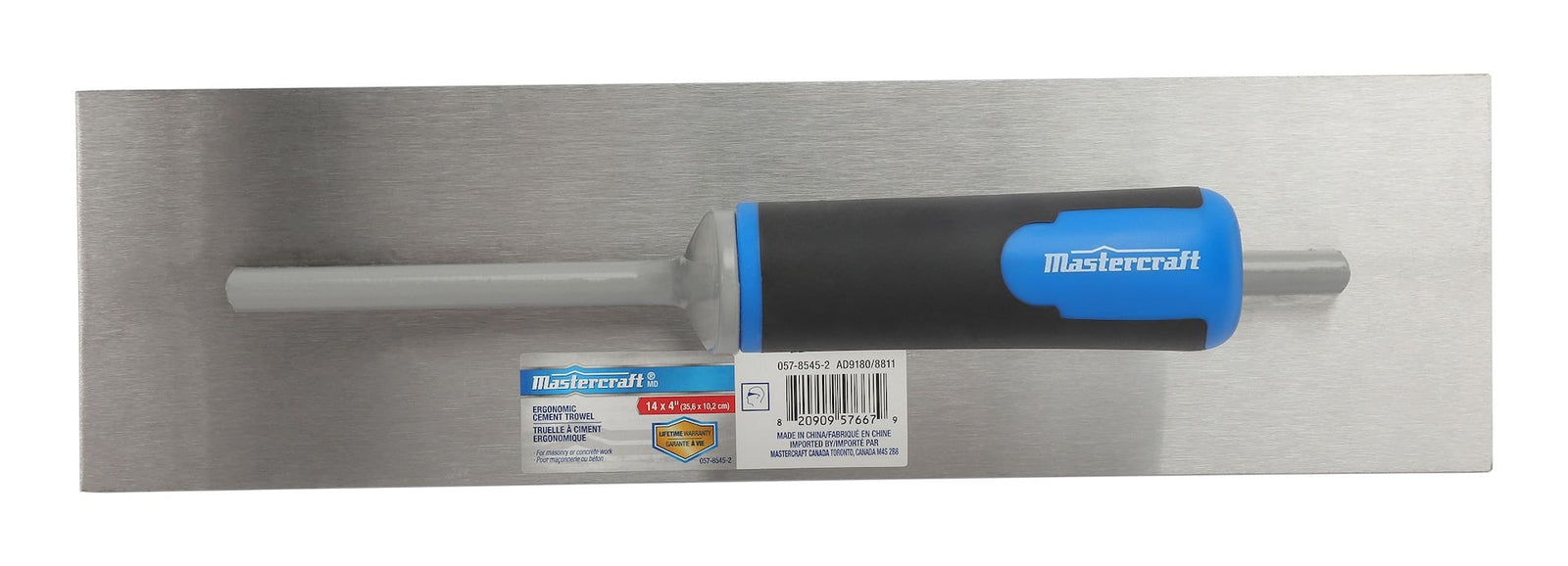 Ergonomic Steel Cement Trowel For Masonry & Concrete Work, 4 x 14-in O0V8 - product image 2