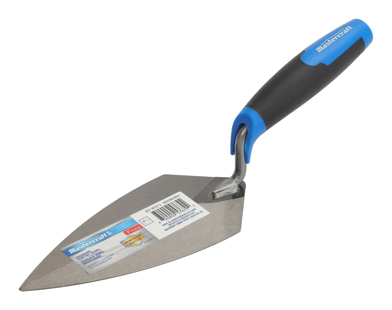 Steel Masonry, Concrete & Brick Pointing Trowel, with Comfort Grip, 7-in P4G4 - product image 1