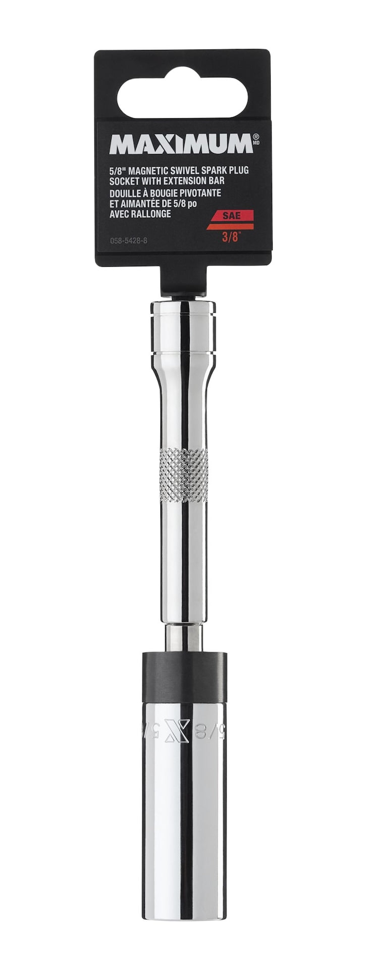 3/8" Drive 5/8" Swivel Socket 6" Extension Bar S5B6 - product image 3