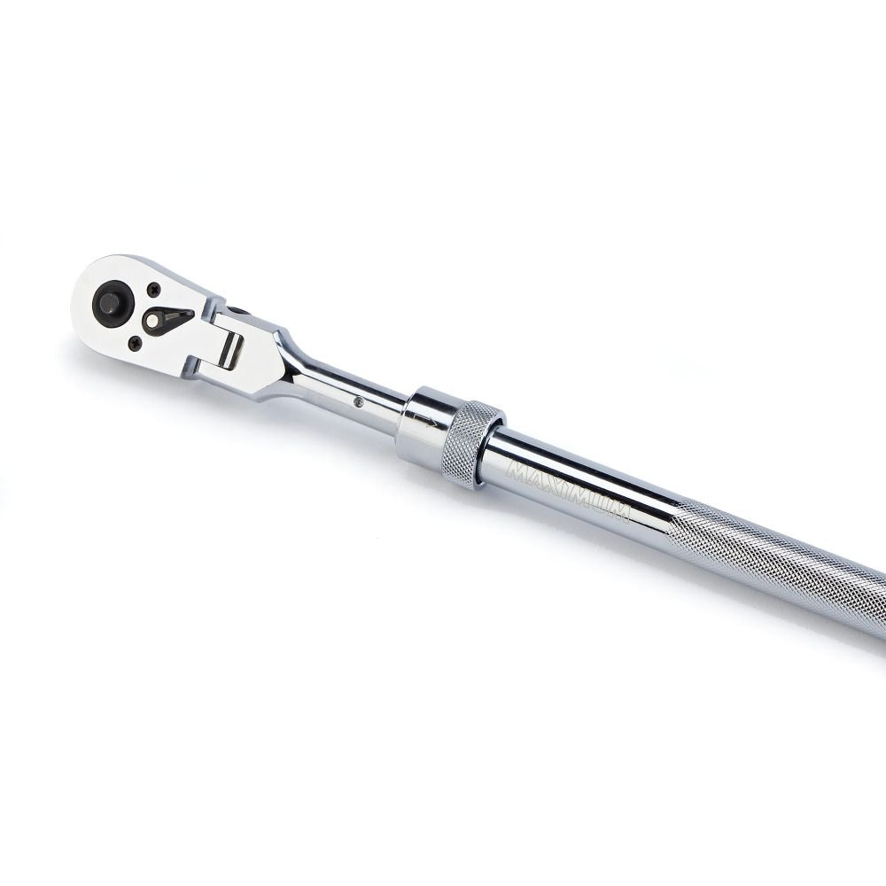 3/8-in Drive Flex Head Extendable Ratchet, CRV, Nickel-Chrome Plating, 10-in-15-in I0M4 - product image 2