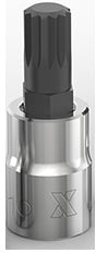 3/8-in Drive Triple Square Socket, Hex Bit O2V4 - product image 1