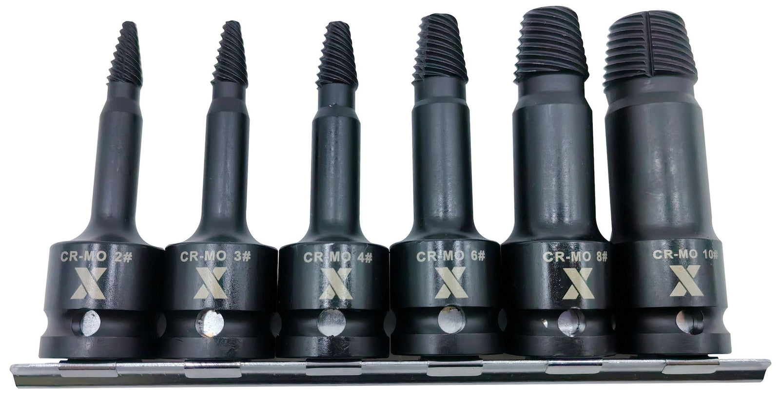 6 Piece 1/2" Drive Impact Screw Extractor Rail G0G3 - product image 3