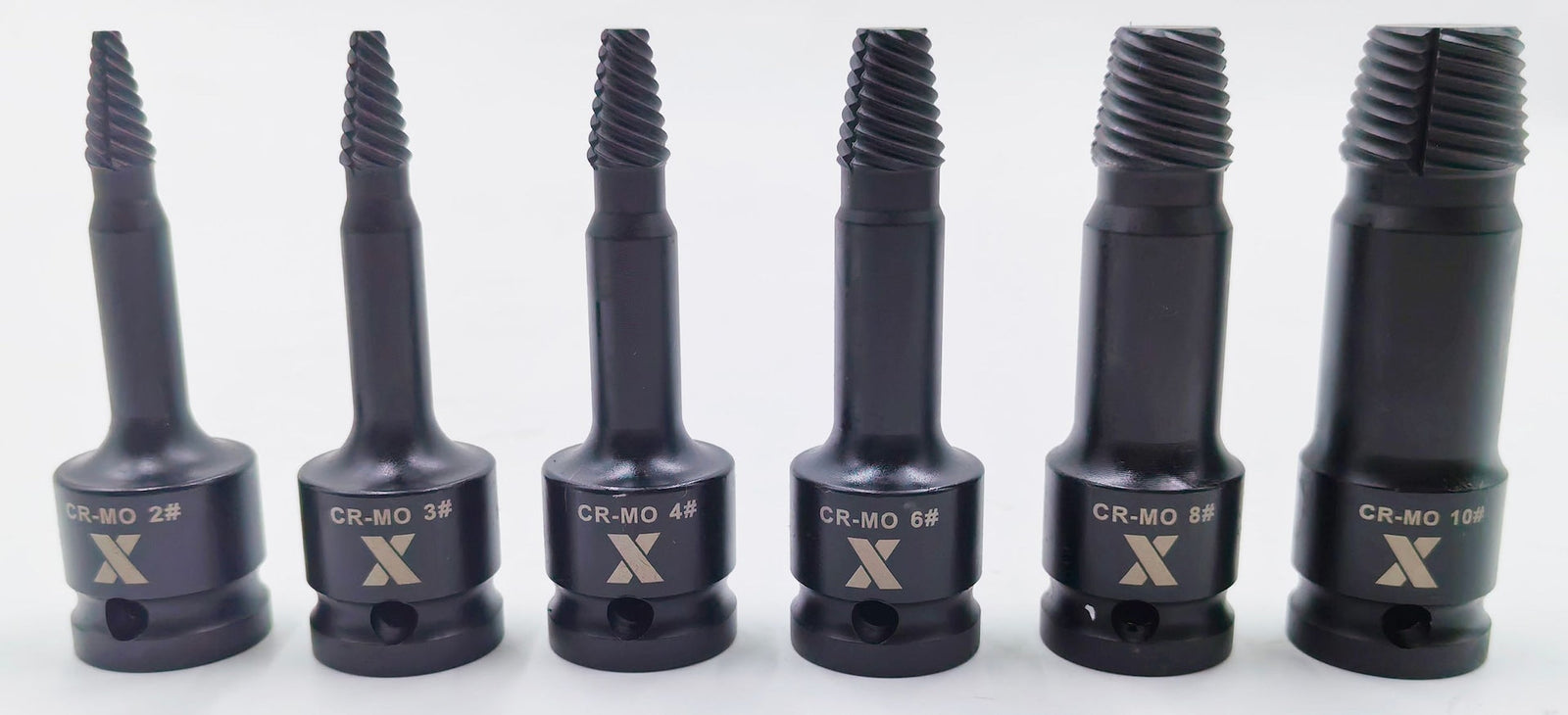 6 Piece 1/2" Drive Impact Screw Extractor Rail G0G3 - product image 6
