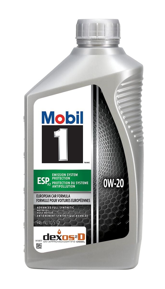 1 ESP Emission System Protection X2 Advanced Fuel Economy 0W20 Synthetic Engine/Motor Oil, 946-mL Y9N9 - product image 1