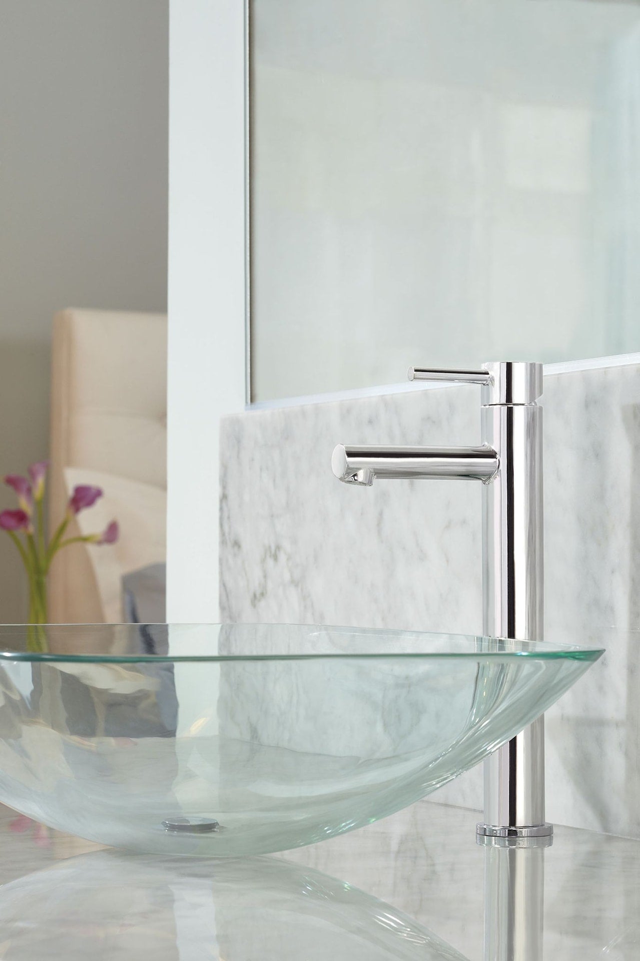 Align Single Handle High Arc Vessel Single Hole Bathroom Sink Faucet, WaterSense Certified, Chrome K1C2 - product image 2
