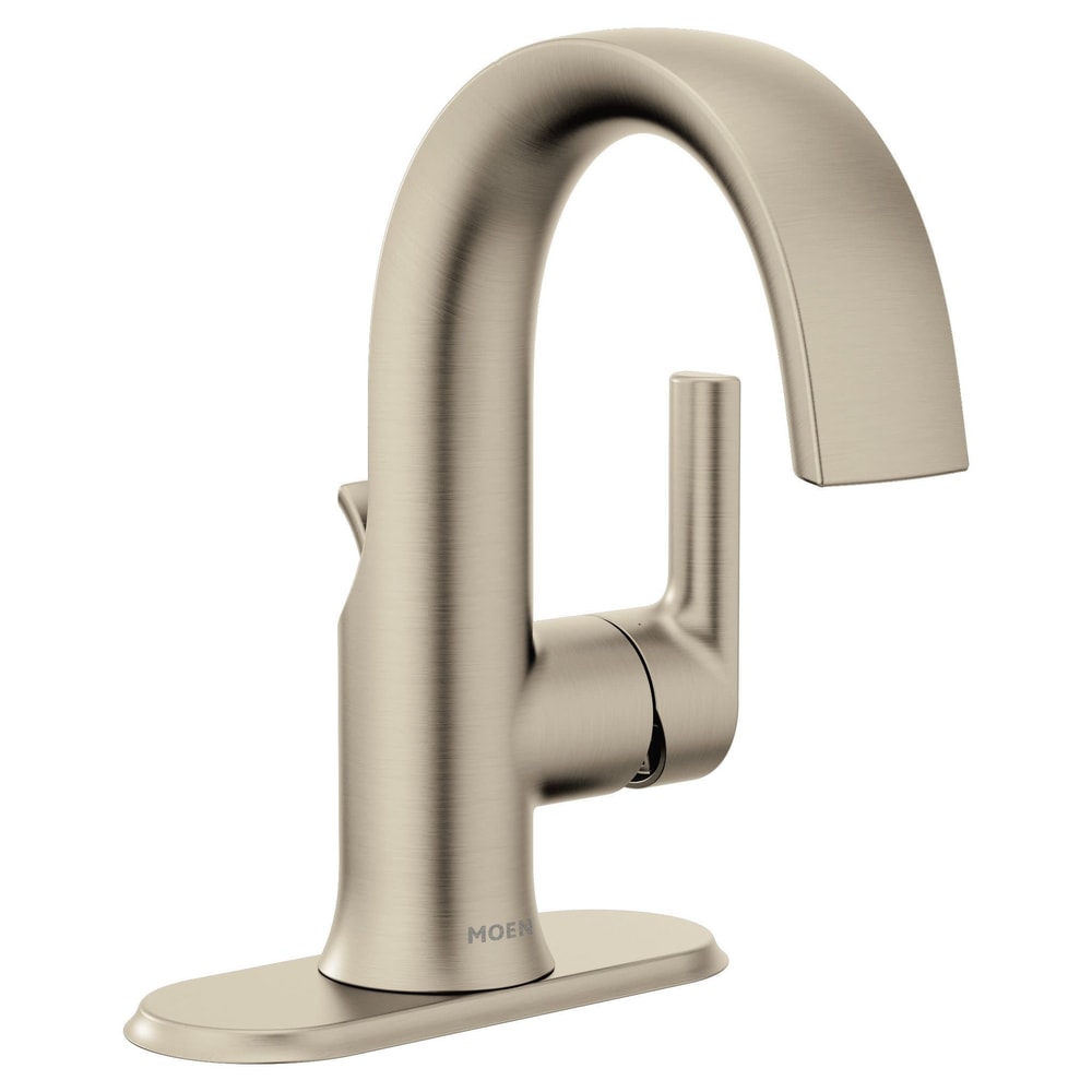 Doux Single Handle Single Hole Bathroom Sink Faucet, WaterSense Certified, Brushed Nickel D0W2 - product image 2