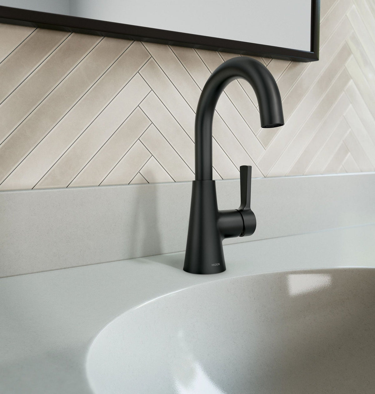 Mikah Single Handle Bathroom Faucet, Matte Black C2P9 - product image 3