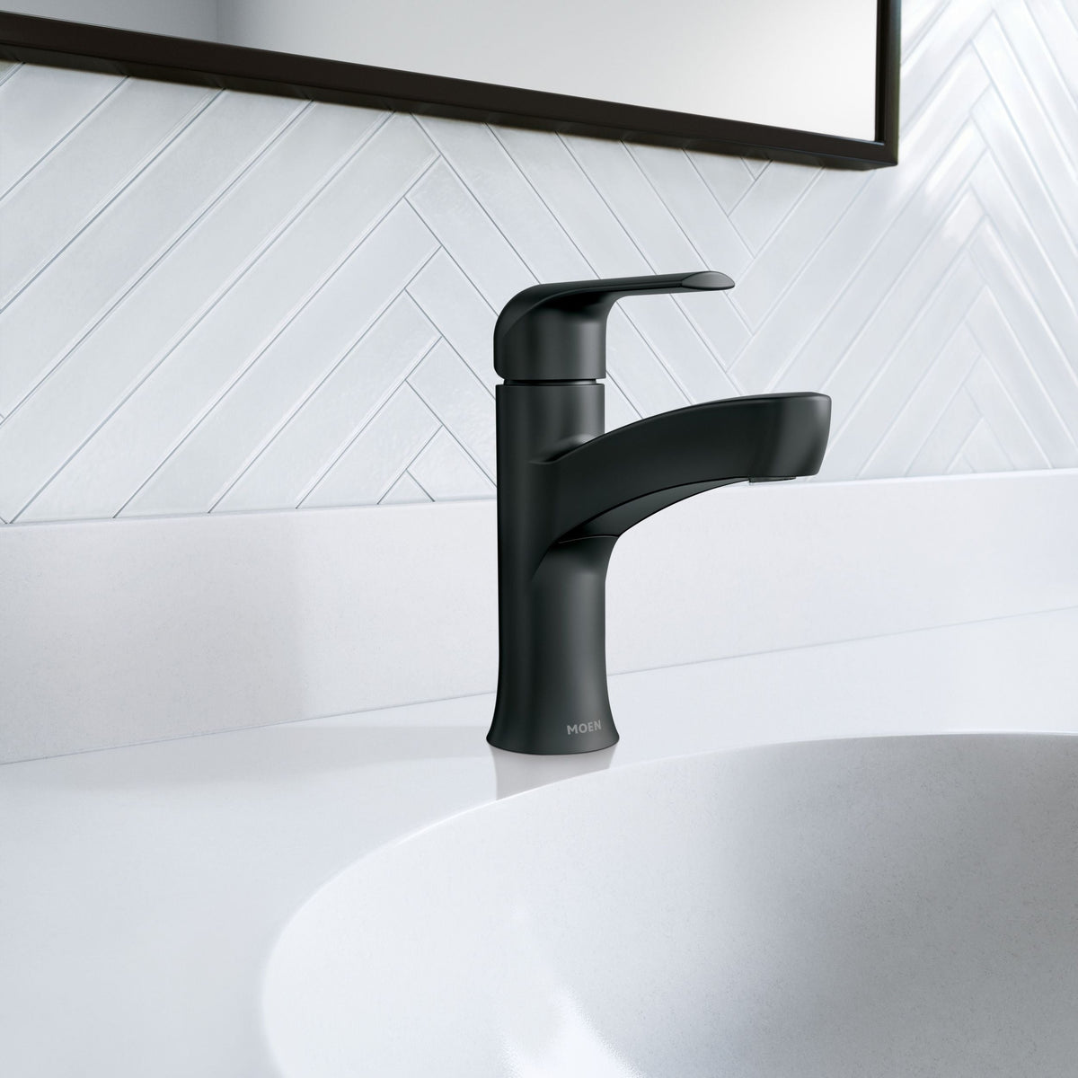 Tilson Single-Handle Matte Black Bathroom Lavatory/Bathroom Sink Faucet W1I7 - product image 6