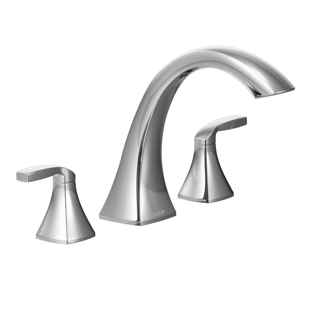 Voss 2-Handle Deck Mount Roman Tub Faucet Trim Kit, Valve Required, Chrome V1A1 - product image 1