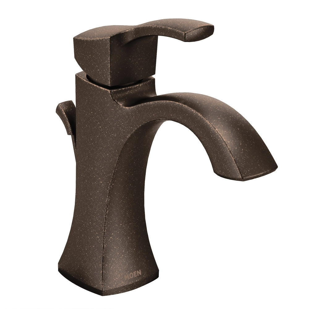 Voss Double Handle High Arc Single Hole Bathroom Sink Faucet, WaterSense Certified, Oil Rubbed Bronze L6K6 - product image 1
