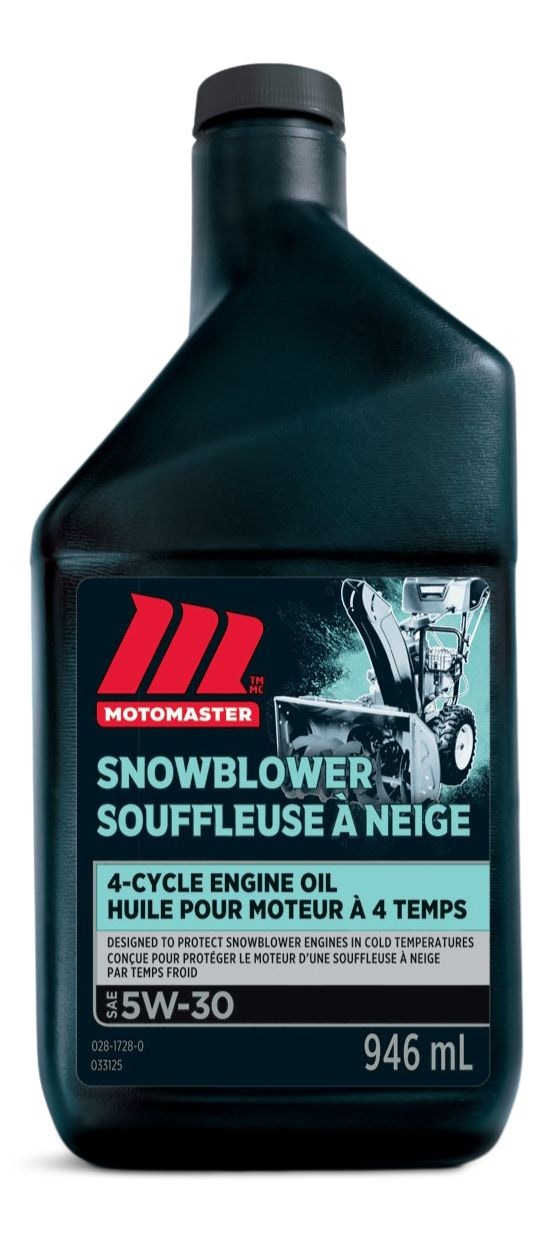 4-Stroke Snowblower/Snowthrower Oil 5W30, 946-mL B3A3 - product image 1