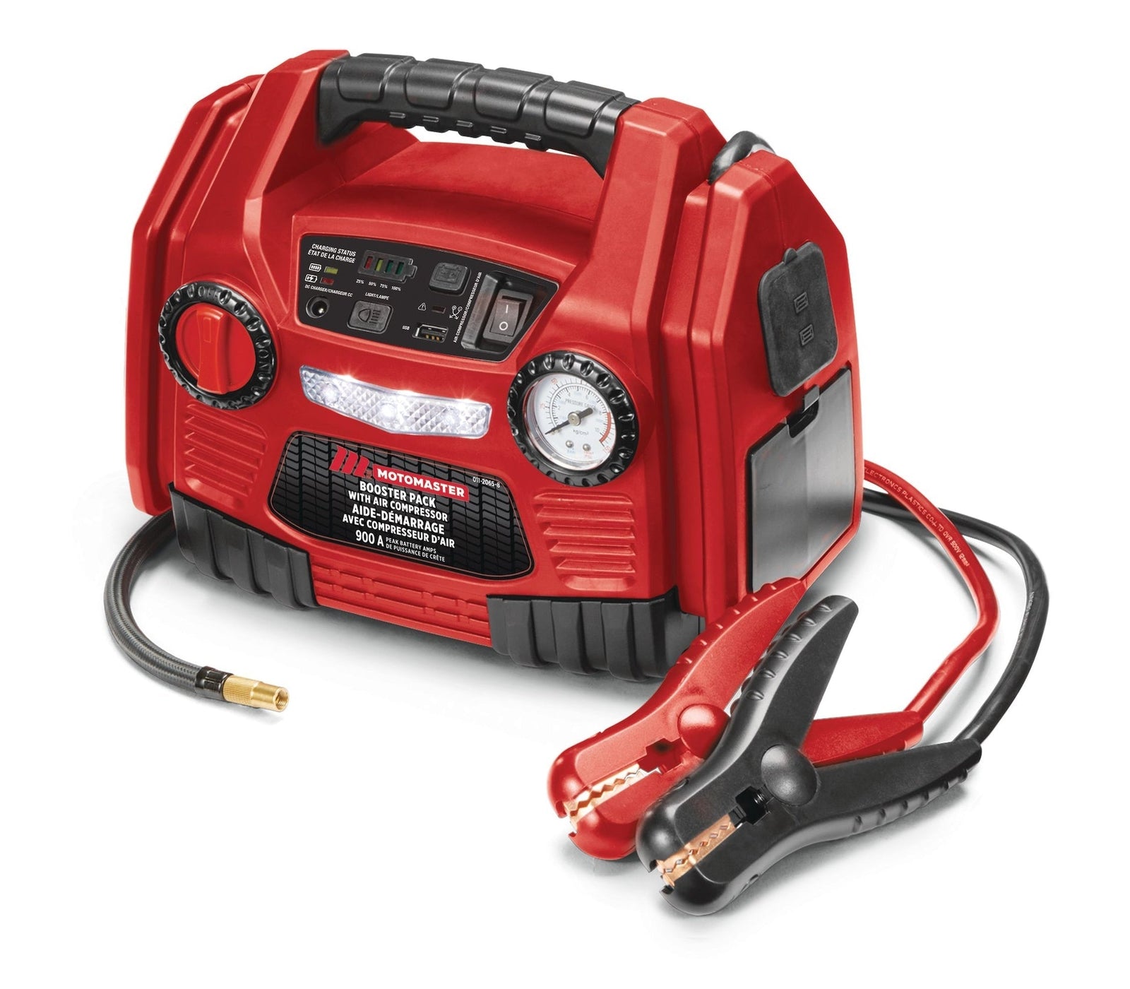 Booster Pack/Jump Starter, with Air Compressor, 900 Peak Amp, 12V G0X1 - product image 1