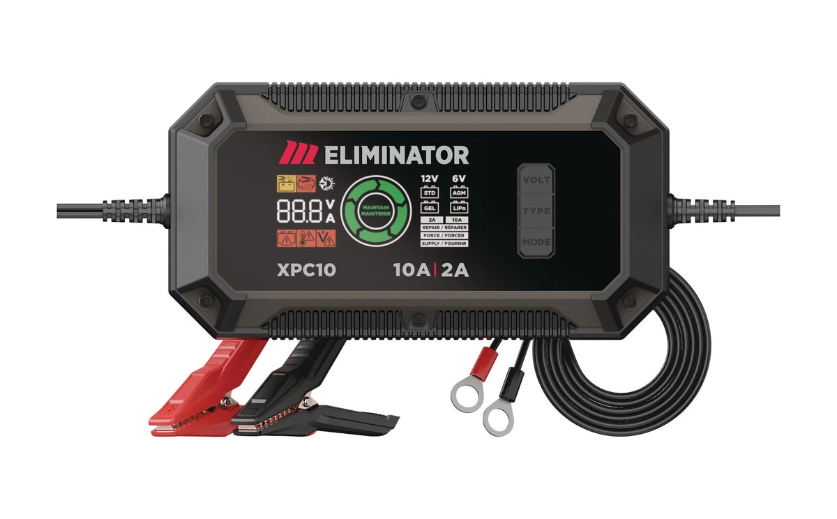 Eliminator Precision Series XPC10 Smart Battery Charger/Maintainer/Desulphator, 10/2-Amp, 6V/12V M5C6 - product image 1