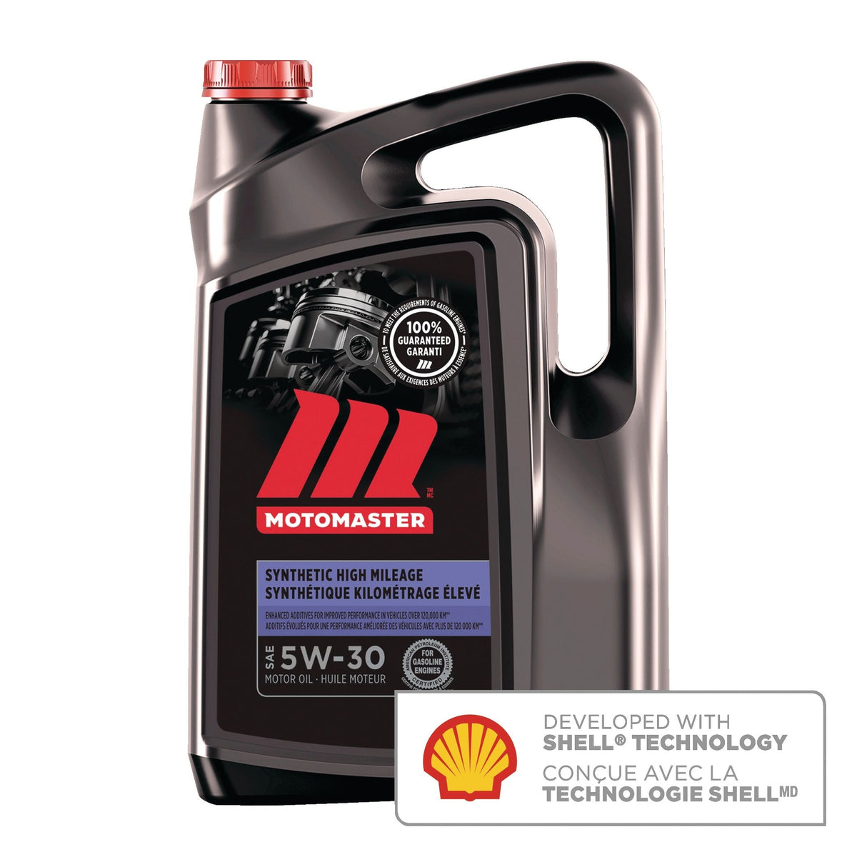 High Mileage 5W30 Synthetic Engine/Motor Oil, 5-L F0B9 - product image 1