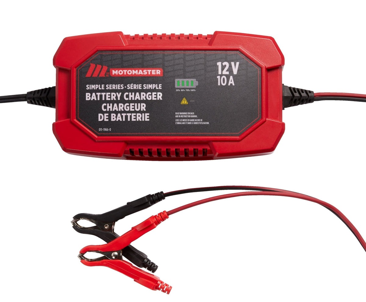 Simple Series Smart Battery Charger/Maintainer, Fully Automatic, 10-Amp, 12V C6S1 - product image 1
