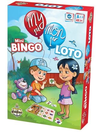 1st Mini Bingo Board Game, Bilingual, Ages 2+ O6X5 - product image 3