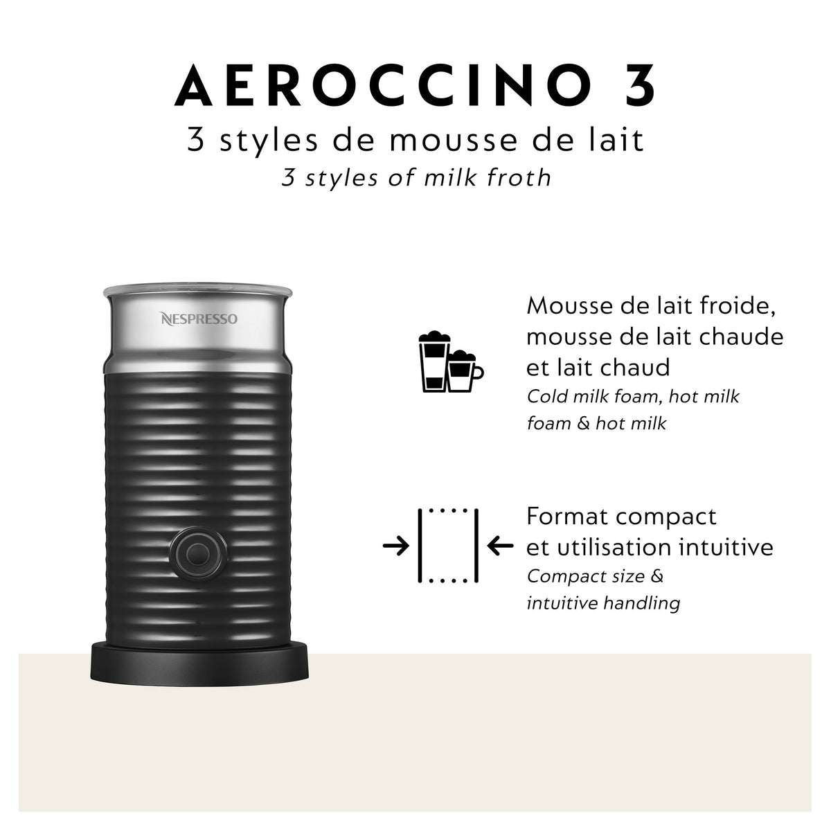 Aeroccino 3 One-Touch Milk Frother, 240mL V4I7 - product image 5
