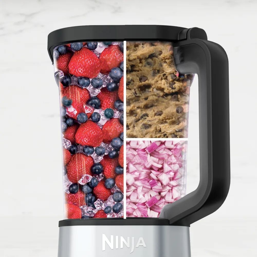 Foodi Power Blender & Processor System with Smoothie Bowl Maker & Nutrient Extractor, Silver, 1400W J6R8 - product image 2