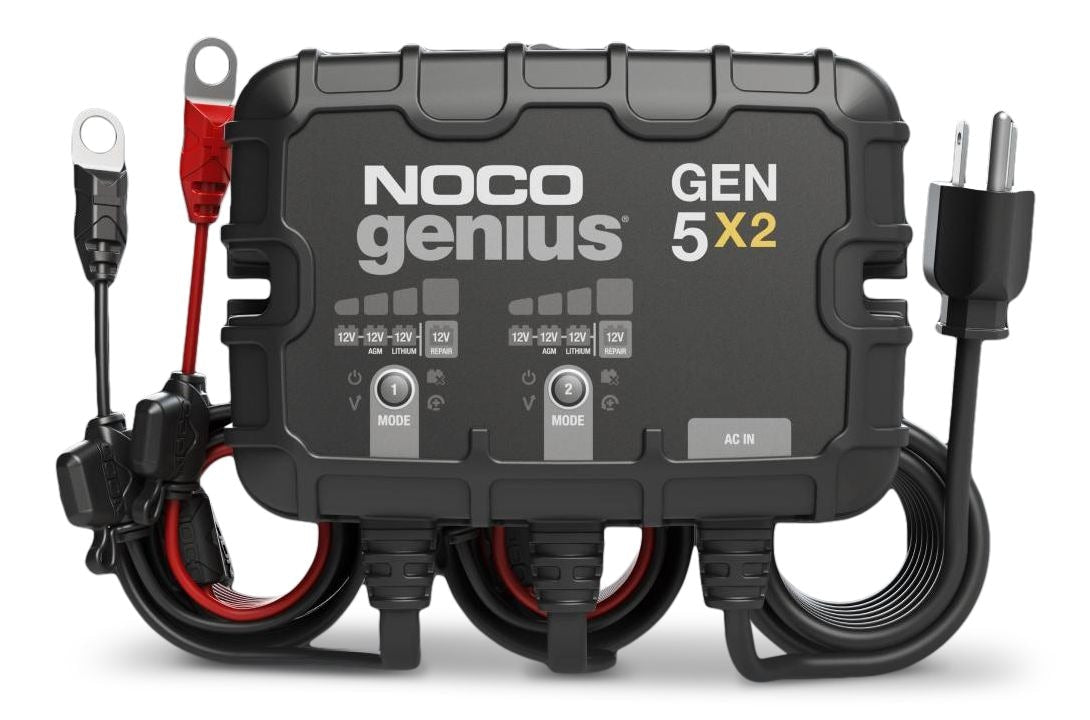 GEN5X2 Onboard Smart Battery Charger/Maintainer/Desulfator, 2-Bank, 10-Amp, 12V Z8H4 - product image 1