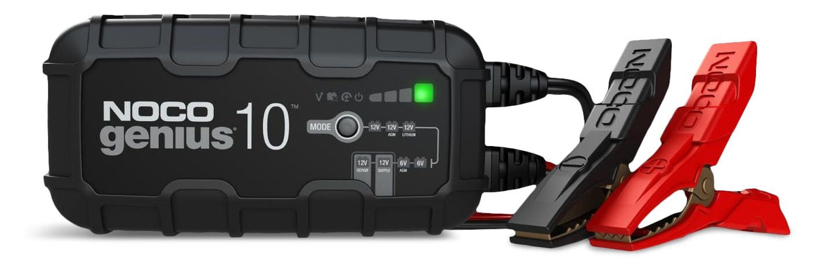 GENIUS10 Smart Battery Charger/Maintainer/Desulfator, 10-Amp, 6V/12V Z1P0 - product image 1
