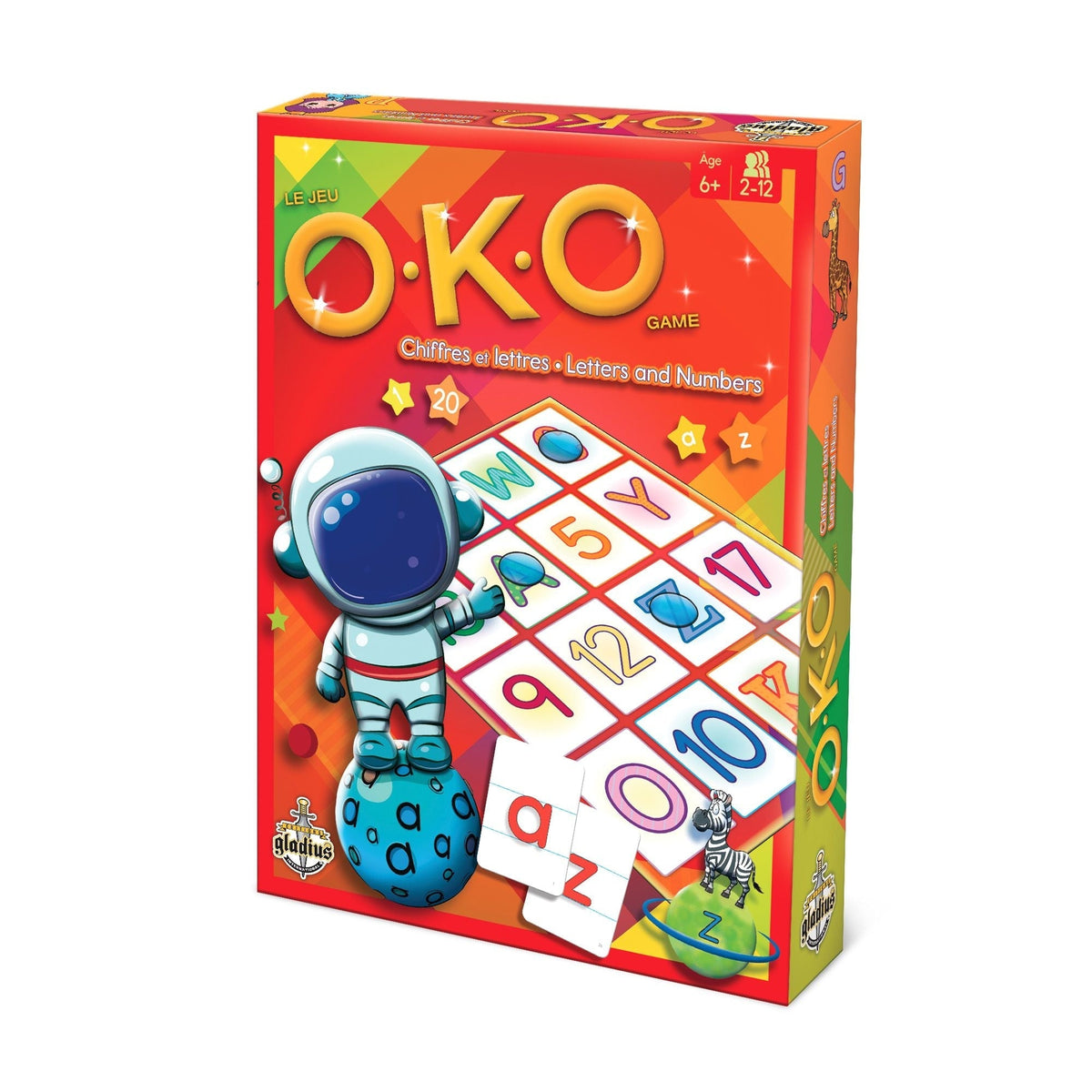 Letters & Numbers Family Board Game, Bilingual, Ages 6+ F3T6 - product image 1