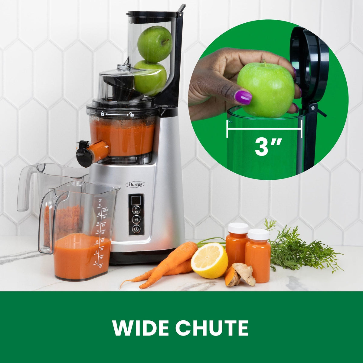 Wide Mouth Cold Press Slow Juicer with Anti-Clog I6Y8 - product image 7