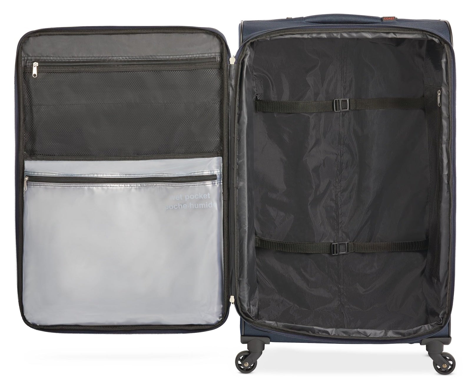Coast Expandable Softside Spinner Wheel Travel 28-in Suitcase, Wet Pocket, Blue P9A0 - product image 8
