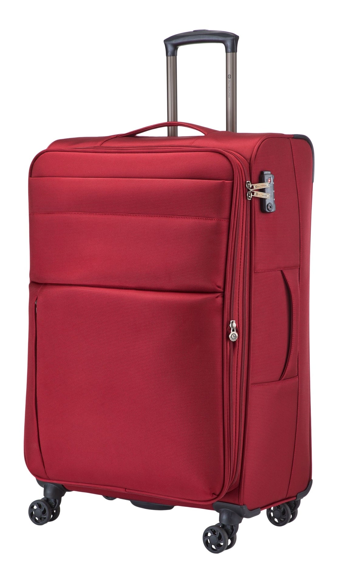 Softside Large Luggage, Wheeled, Red X9D0 - product image 1