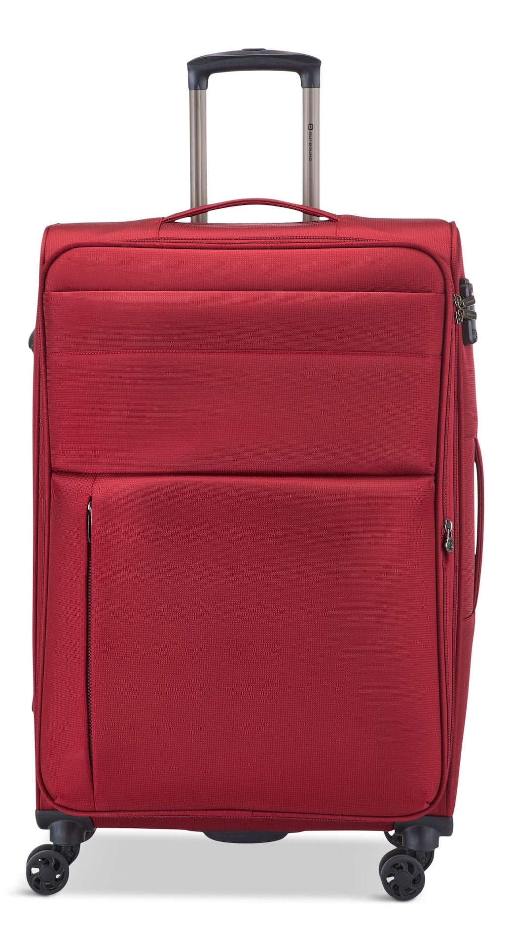 Softside Large Luggage, Wheeled, Red X9D0 - product image 2