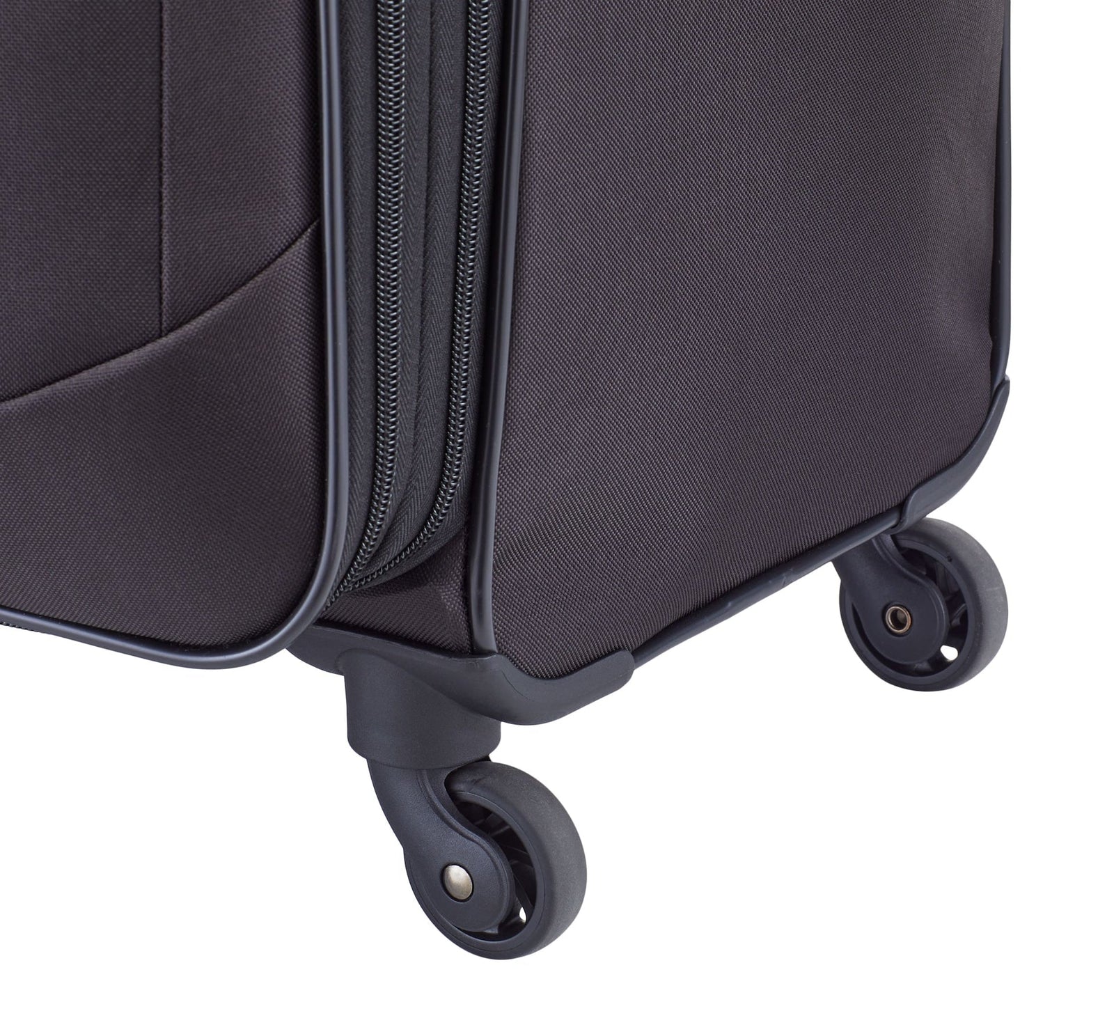 Softside Spinner Wheel Medium Travel Luggage Suitcase, Black, 24-in D9D3 - product image 6
