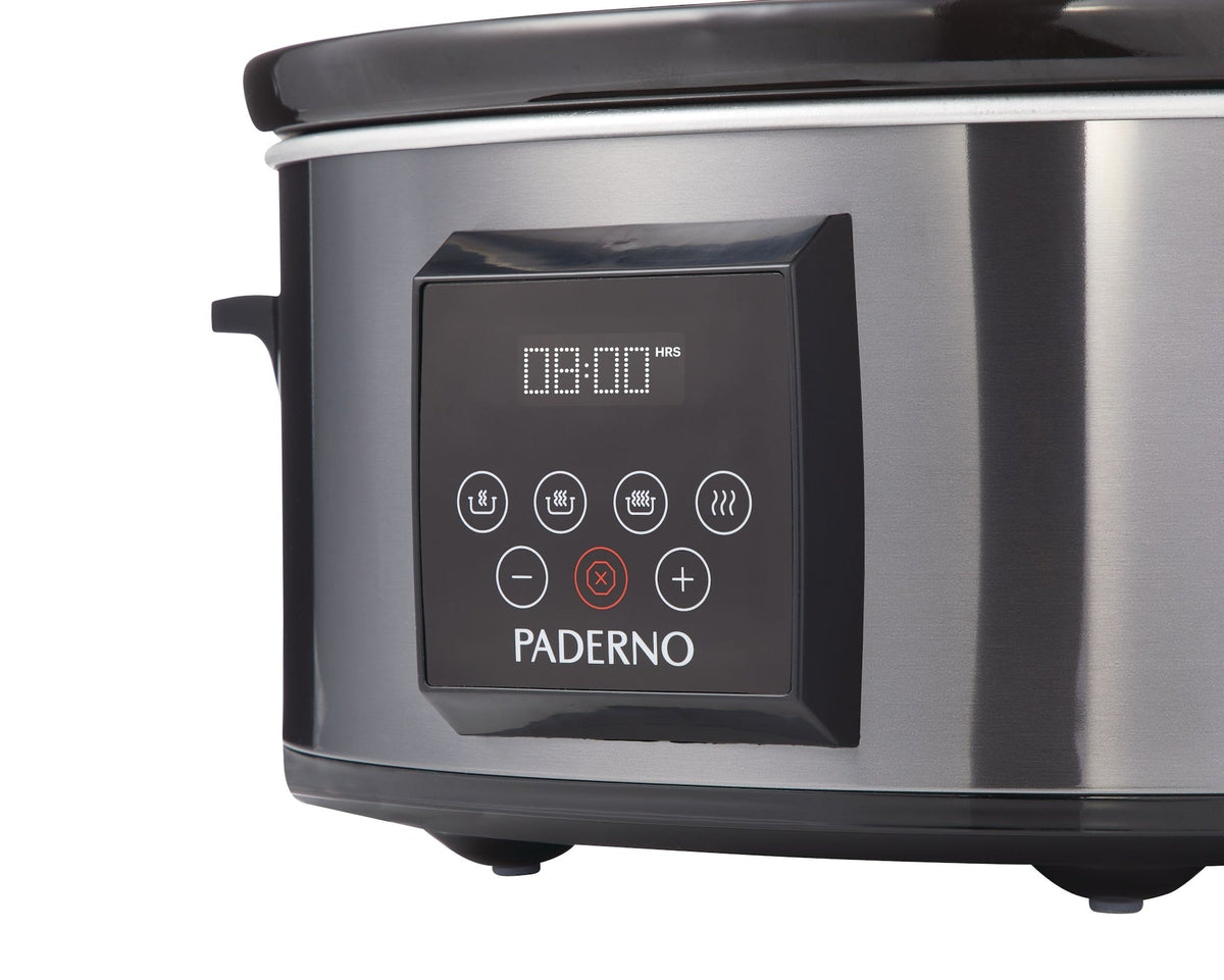 Digital Programmable Slow Cooker, Black Stainless Steel, 6qt S3Q1 - product image 3
