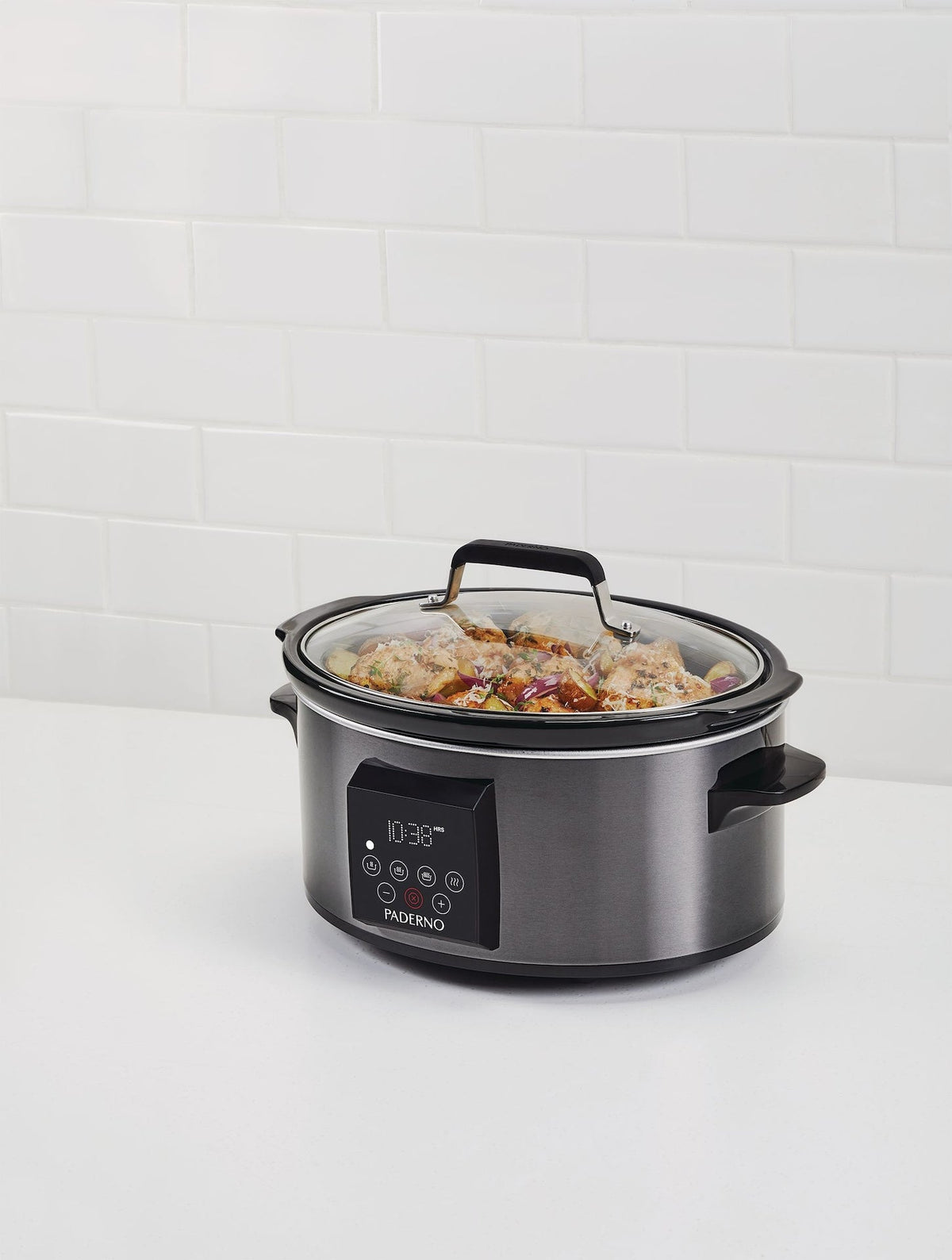Digital Programmable Slow Cooker, Black Stainless Steel, 6qt S3Q1 - product image 6