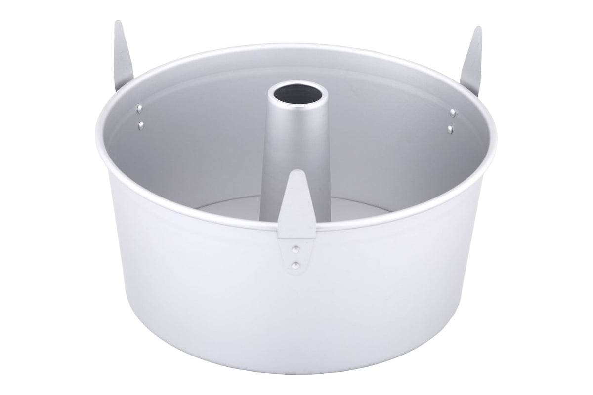 Professional Uncoated Aluminum Angel Food Cake Pan, Silver L3R6 - product image 1