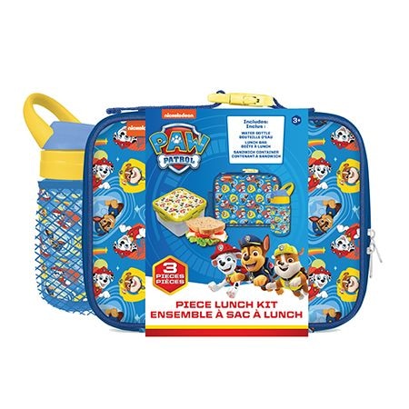 Kids' Insulated Soft Lunch Bag Set with Food Container, Blue, 3-pc Z3P5 - product image 1