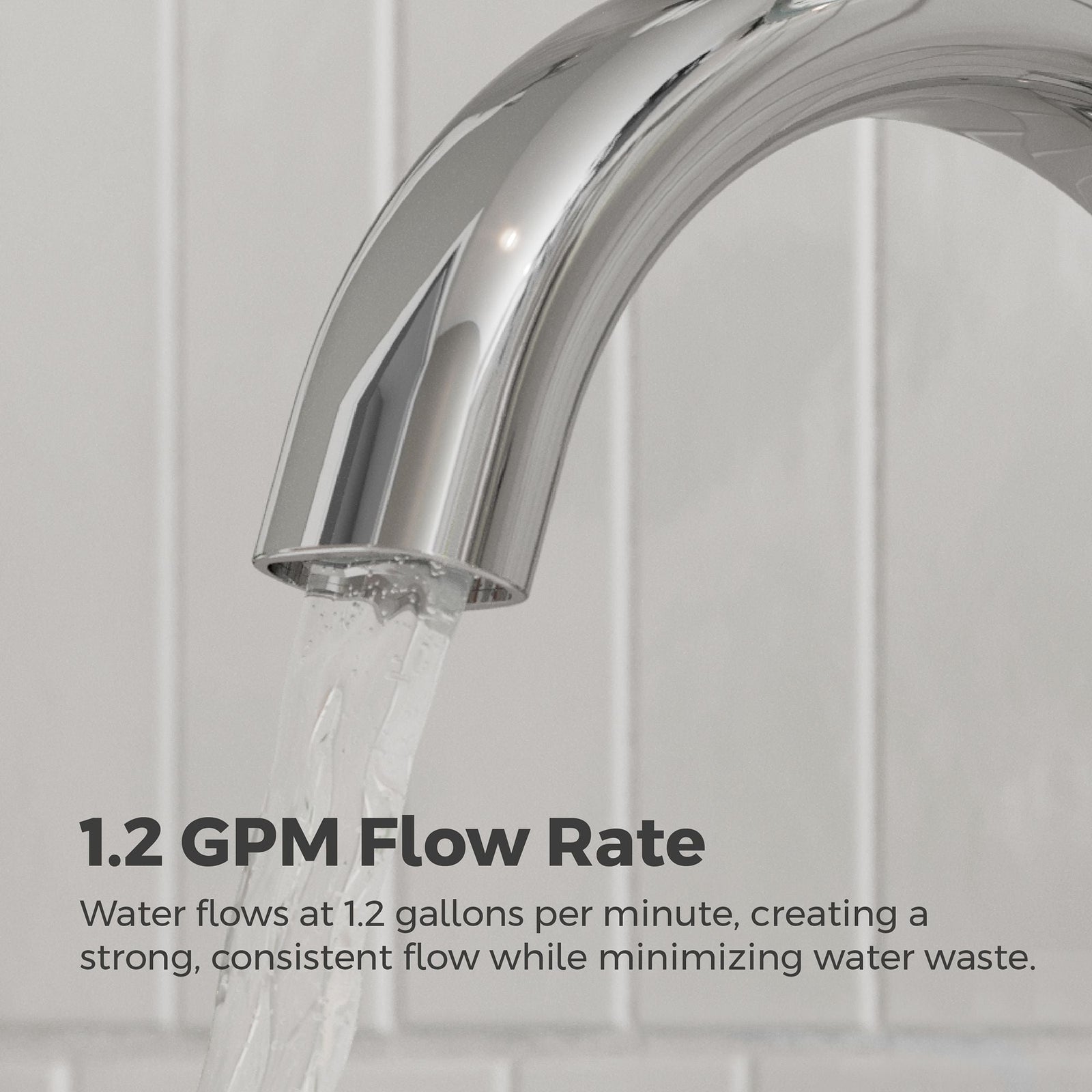 Raya 4-in Chrome Centerset Bathroom Sink Faucet T0S1 - product image 5