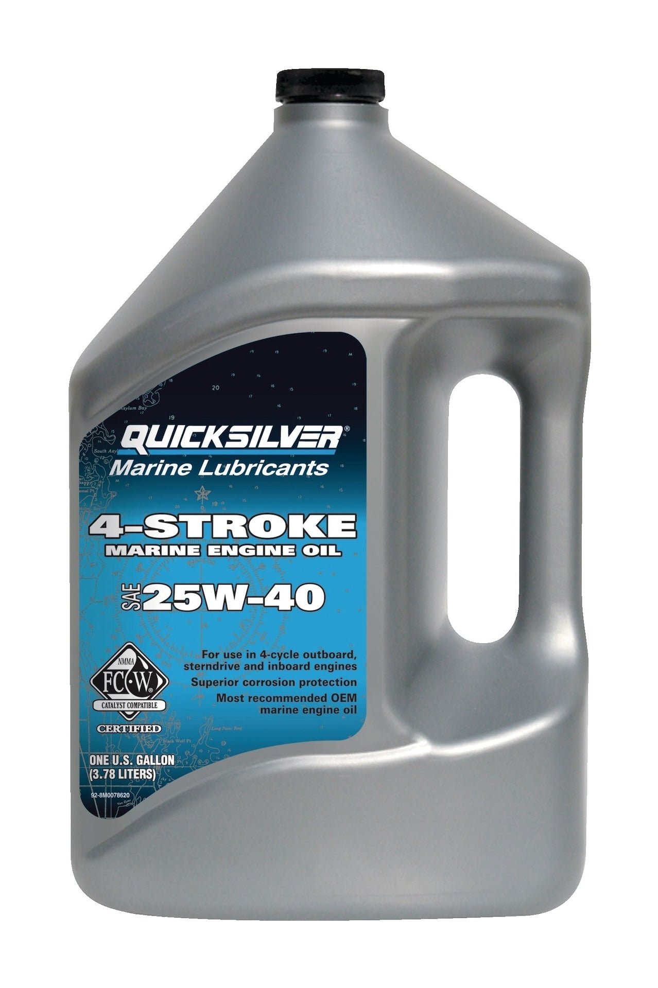 4-Stroke Marine Engine Oil 25W40, 3.78-L R3O7 - product image 1
