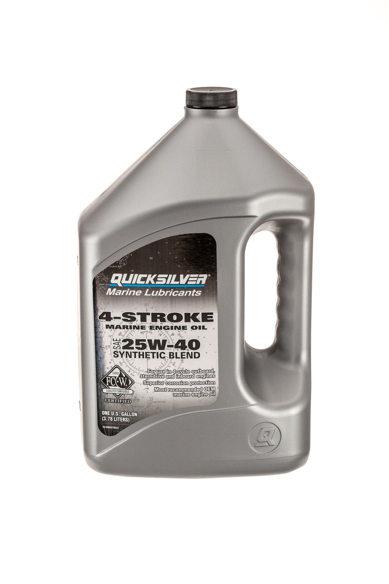 4-Stroke Synthetic Blend Marine Engine Oil 25W40, 4-L U1B0 - product image 1