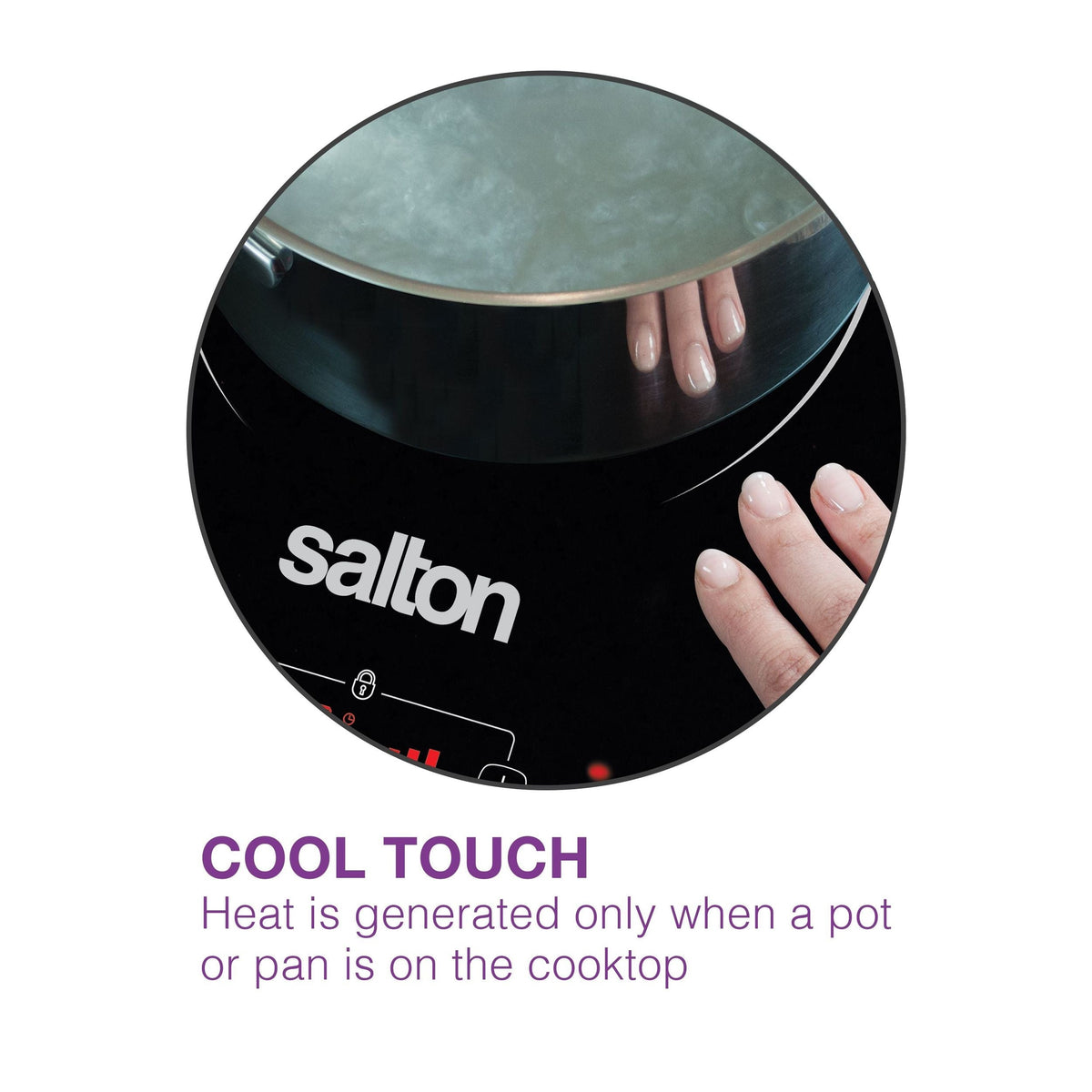 Double Induction Cooktop, LED Display & Touch control with 10 Power Settings M8L5 - product image 6