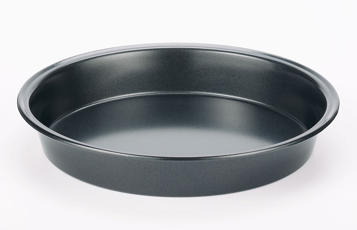 Round Dark Grey Non-Stick Carbon Steel Cake Pan A0H1 - product image 1