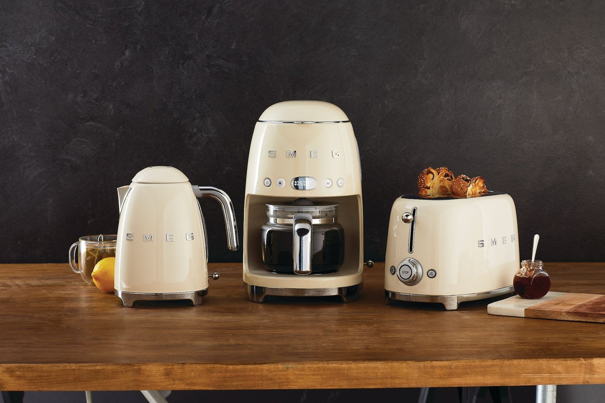 50s Retro Style Fix Temperature Countertop Kettle, 1400W, 1.7-L, Cream L6K6 - product image 6