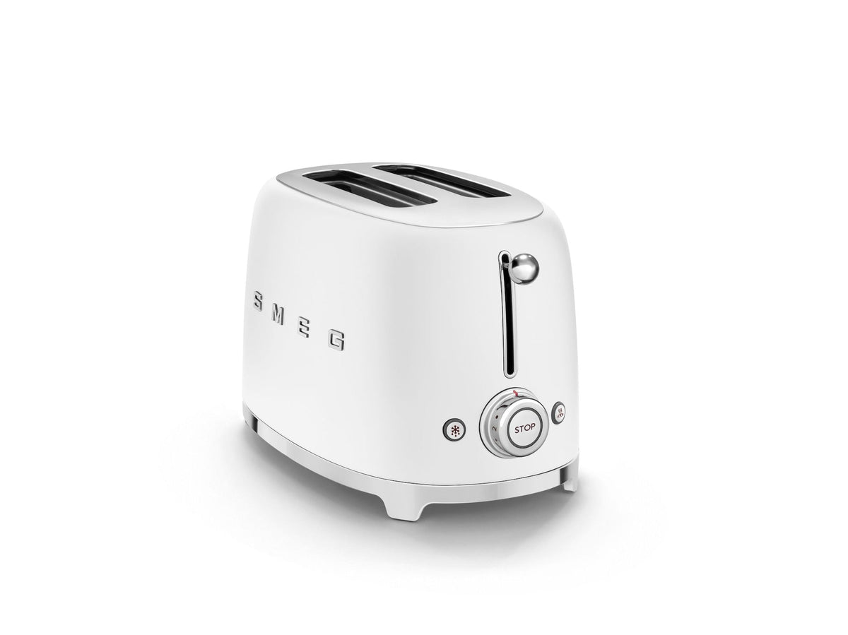 50's Retro Style Wide Slot Pop Up Electric Toaster with 6 Settings, 2-Slice, Matte White W7G6 - product image 4