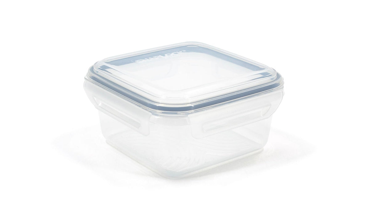 Clear Rectangular Clear Food Storage Container with Lid, Nestable, 1.1-L R7P4 - product image 1