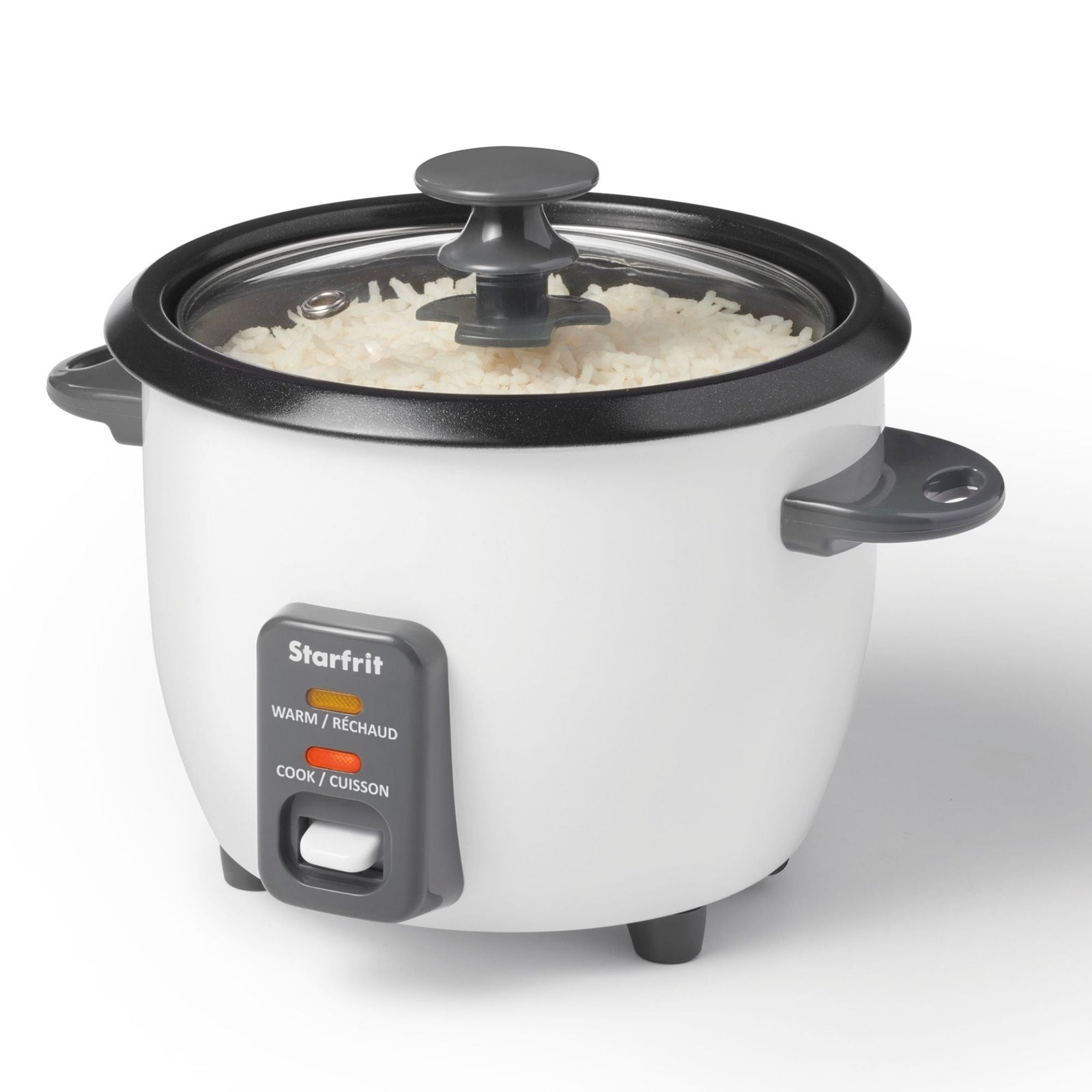300W 6-Cup White Rice Cooker with Steam Basket C1C5 - product image 2